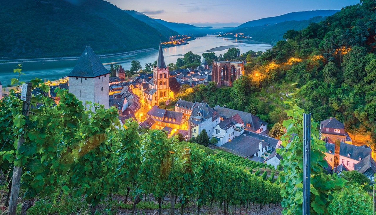 Bacharach on the Rhine River